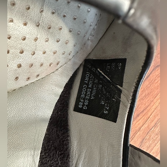 Tsubo black Mary Jane platform heels - leather and suede - Picture 8 of 11